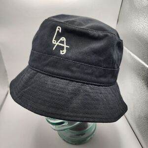 Black Lethal Amounts Safety Pin LA Bucket Hat